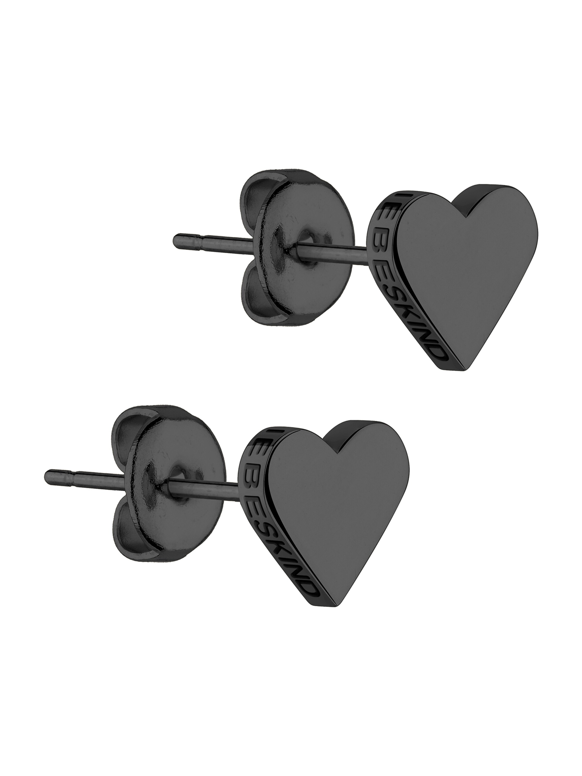 Boucles d'oreilles Liebeskind Berlin en noir : devant