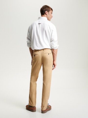 TOMMY HILFIGER Slimfit Chinohose in Beige