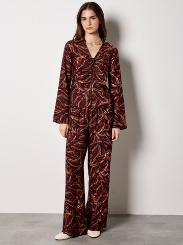 Apricot Loose fit Pants ' ' in Red