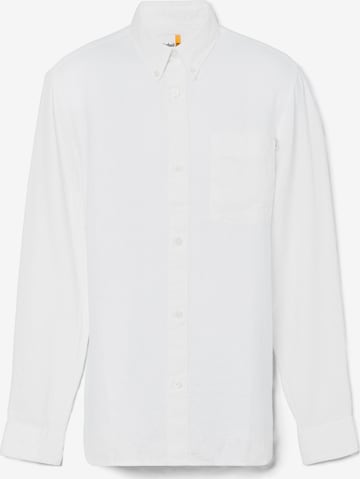 TIMBERLAND - Ajuste regular Camisa en blanco: frente