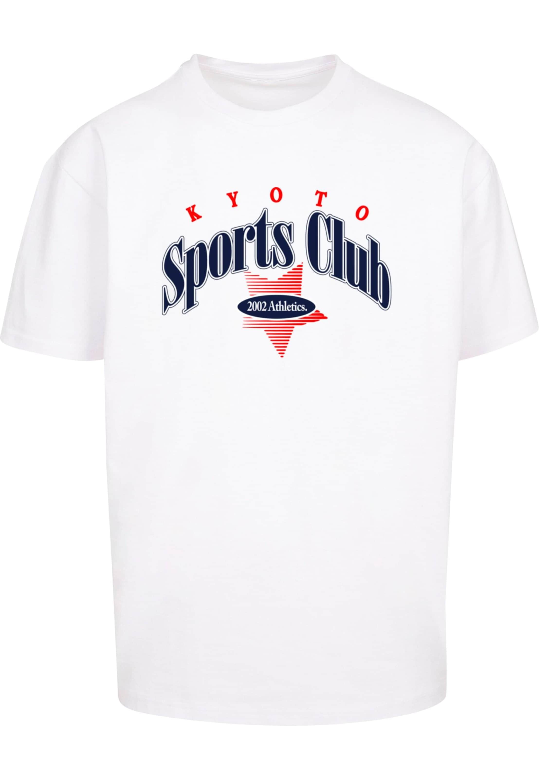 MT Upscale - Camiseta 'Kyoto Sports Club' en blanco: frente