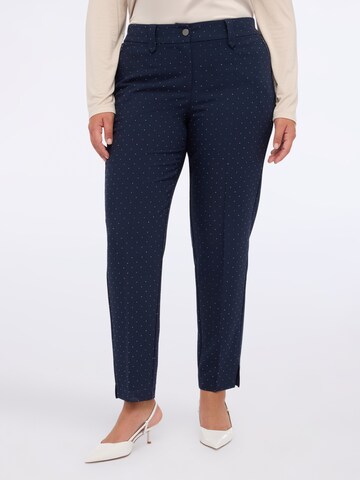 Coupe slim Pantalon Fiorella Rubino en bleu