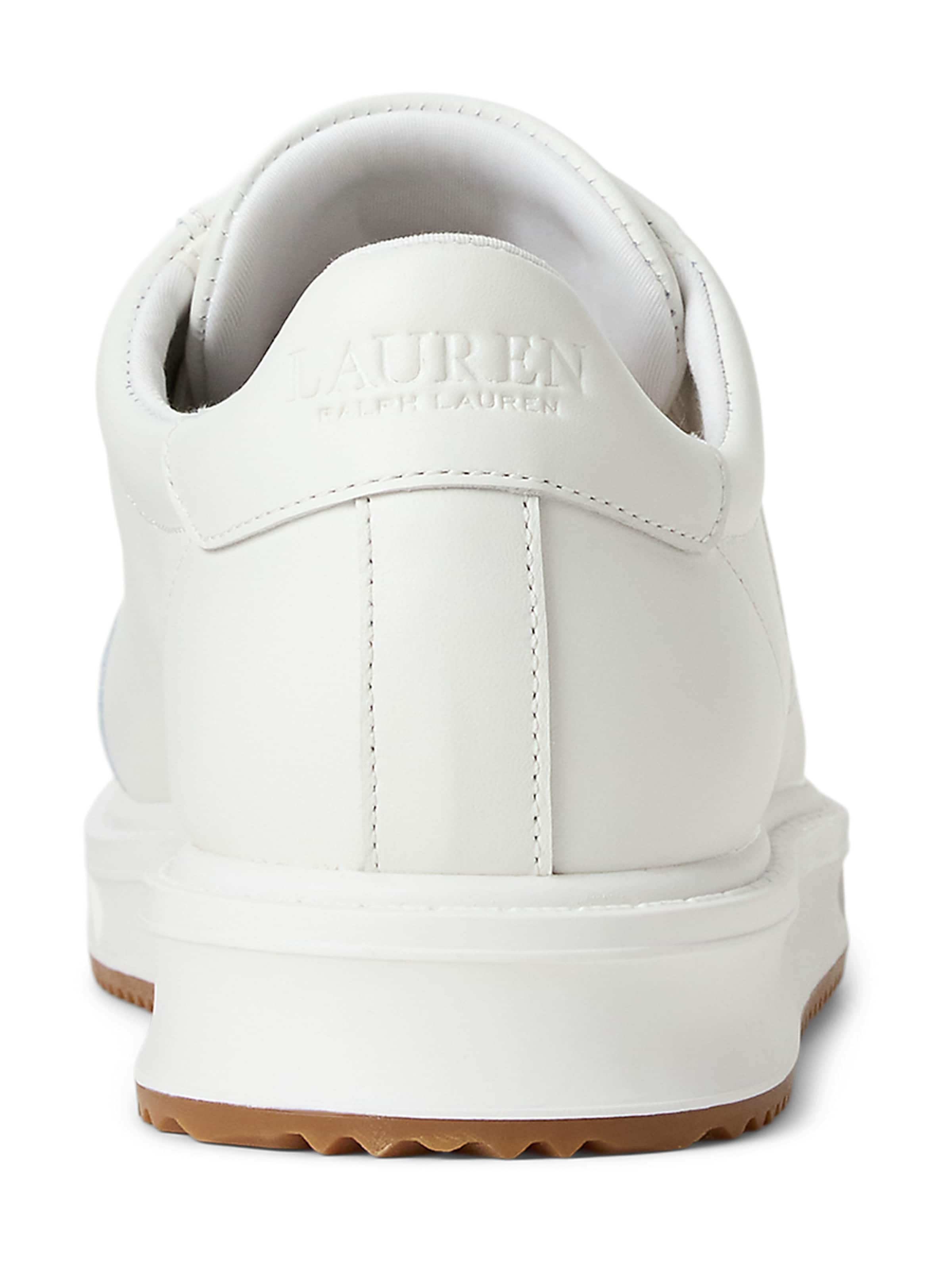 Baskets basses 'AINSLEY' Lauren Ralph Lauren en blanc