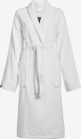 ESSENZA Long Bathrobe in White: front