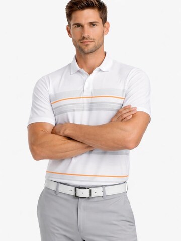 Cocain Underwear Regular fit Athletic Button Up Shirt 'Poloshirt' in White