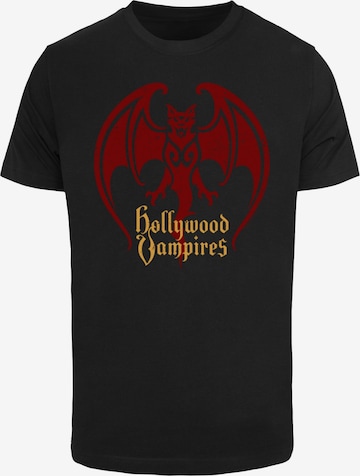 Maglietta 'Hollywood Vampires' di Merchcode in nero: frontale