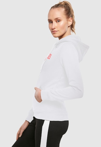 Sweat-shirt 'Peaches' Mister Tee en blanc