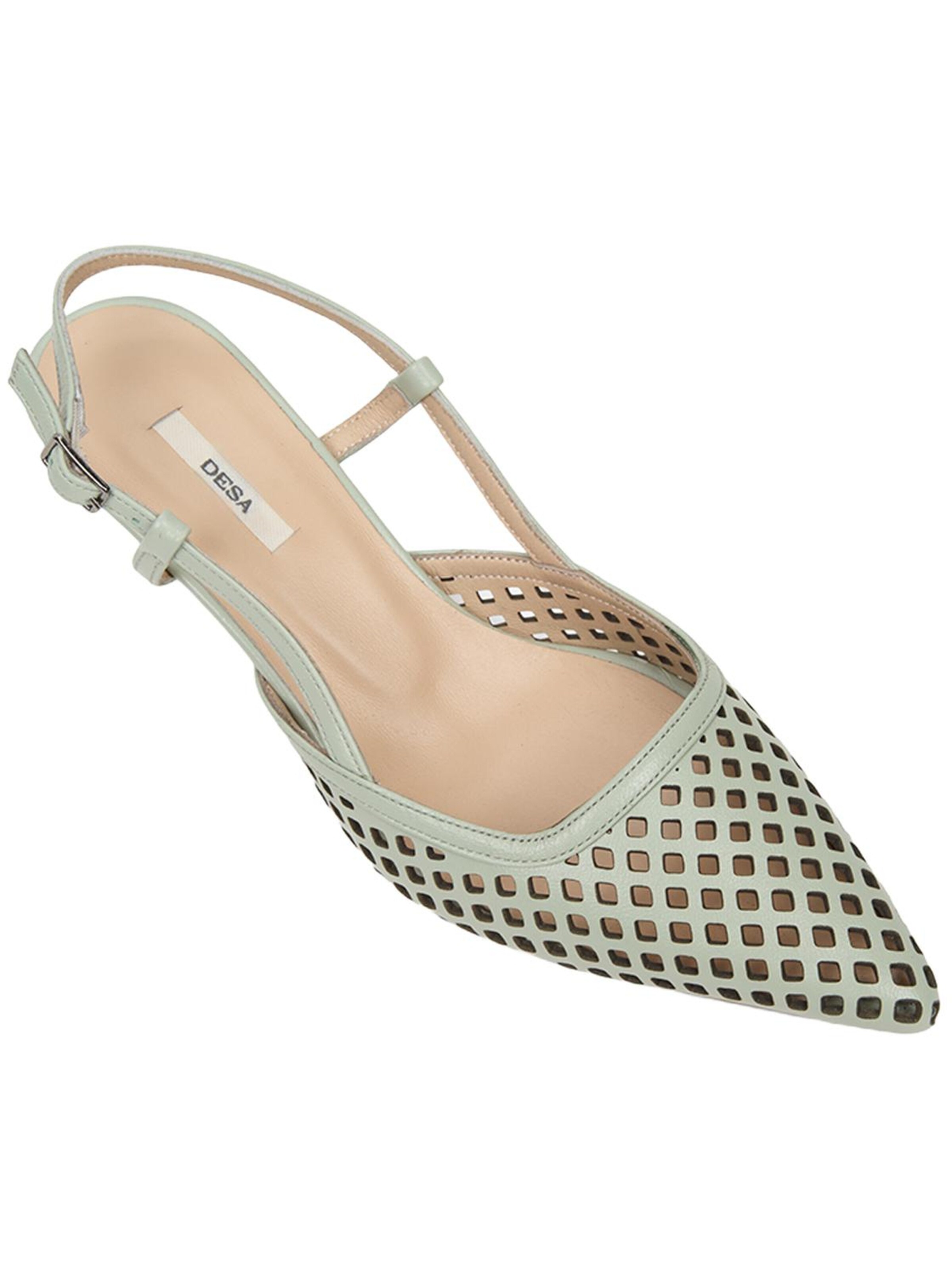 Desa - Zapatos destalonado 'Pumps' en verde