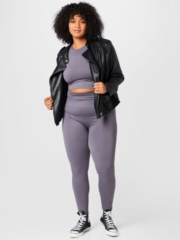 Active by Zizzi Sports top 'AMY' in Grey