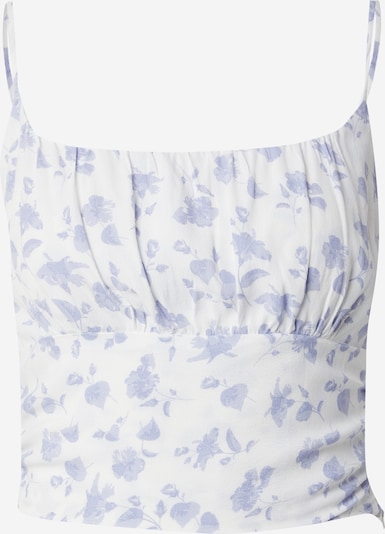 ABOUT YOU Toppi 'Bianca' värissä sininen / valkoinen, Tuotenäkymä