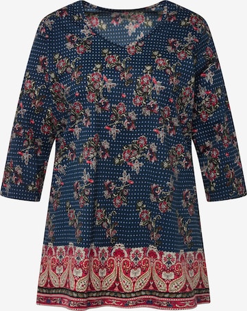 Ulla Popken Shirt in Blauw: voorkant