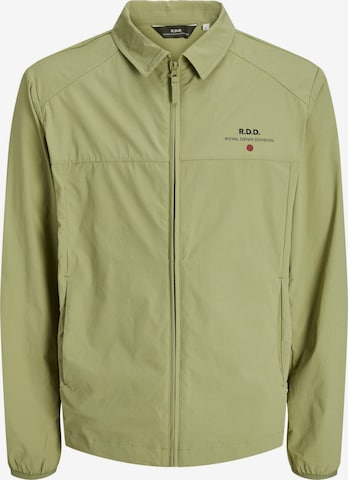 R.D.D. ROYAL DENIM DIVISION Between-Season Jacket in Green: front