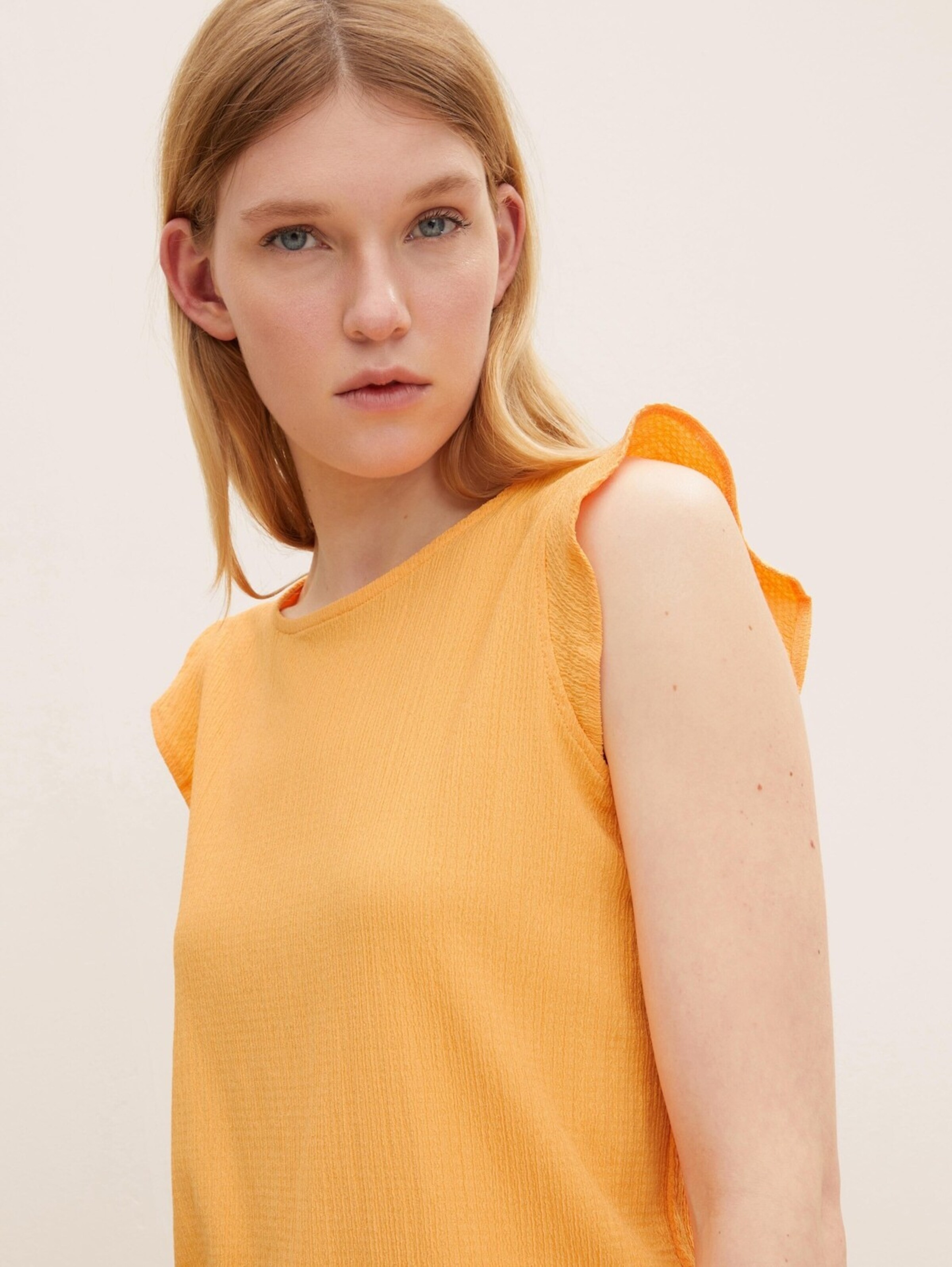Frauen Shirts & Tops TOM TAILOR DENIM Bluse in Orange - KD54910
