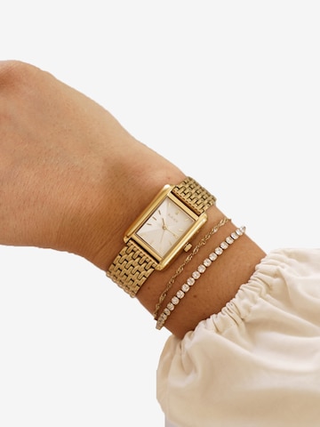 BURKER Watches Analogové hodinky 'Olivia Gold White' – zlatá: přední strana