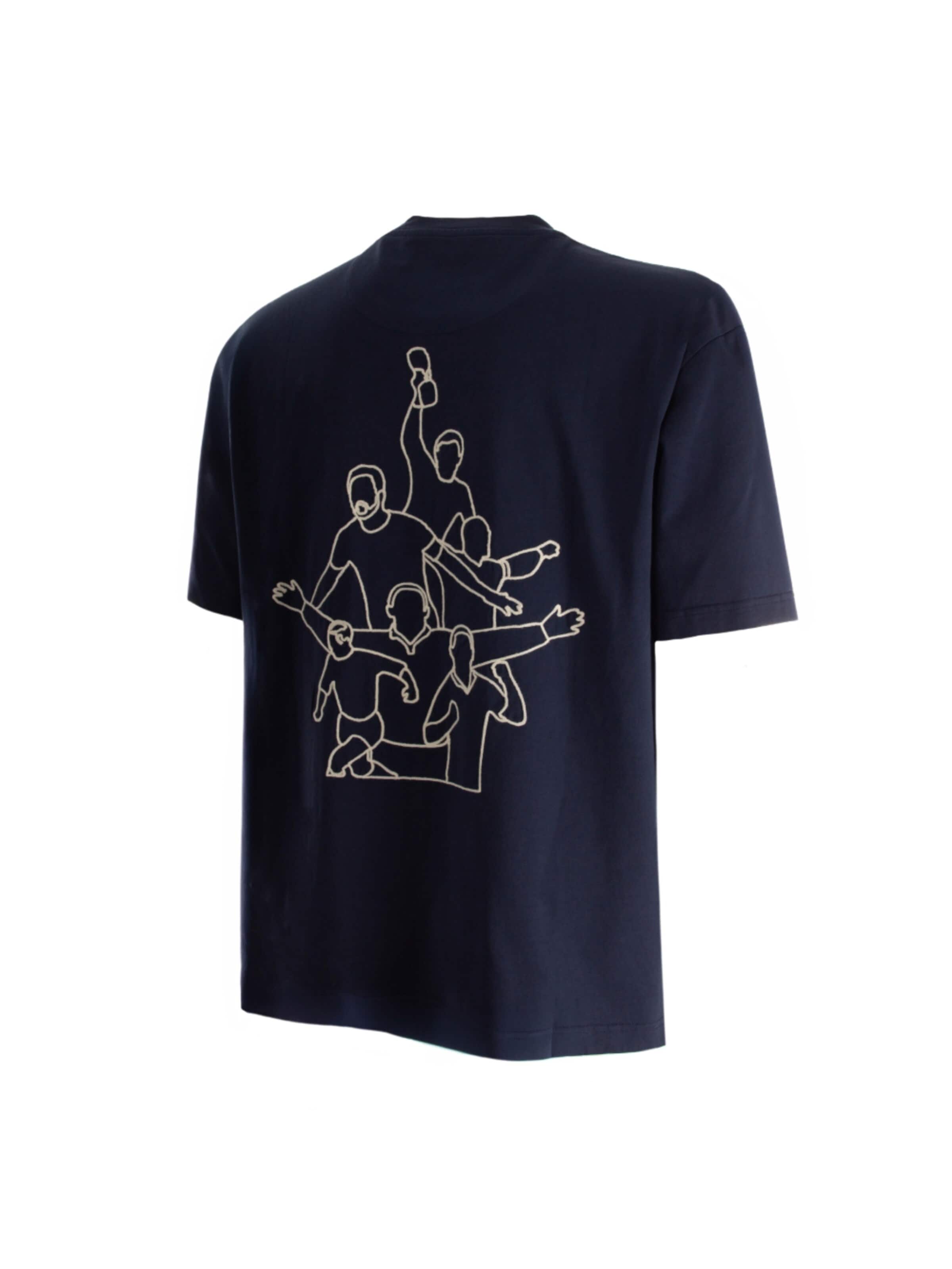 COPA FOOTBALL Shirt 'England Legends Geborduurd T-shirt' in Blue