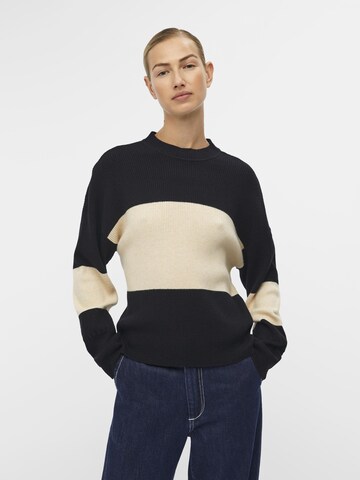 OBJECT Sweater 'BRIGHT' in Black: front