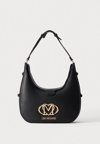 Love Moschino Schoudertas in Zwart: voorkant