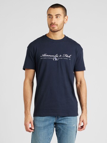 Abercrombie & Fitch Shirt in Blauw: voorkant