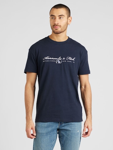 Abercrombie & Fitch Μπλουζάκι σε μπλε: μπροστά