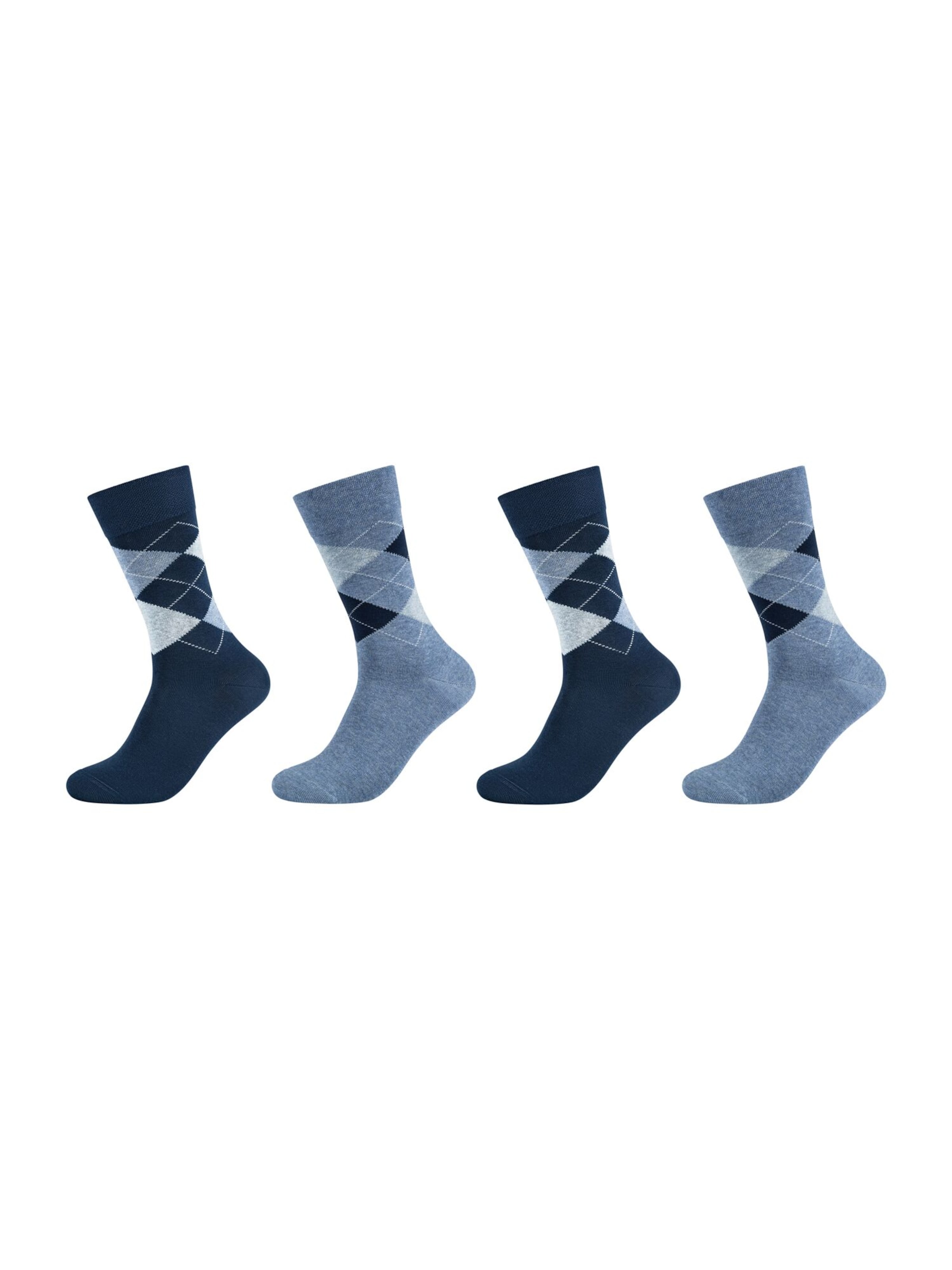 camano Socken in Blau: Vorderseite