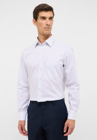 ETERNA Regular fit Zakelijk overhemd in Grijs: voorkant