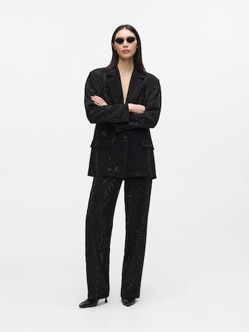 Largi Pantaloni eleganți de la Karl Lagerfeld pe negru