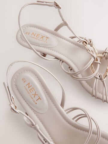 Escarpins à bride arrière 'Forever Comfort®' Next en blanc