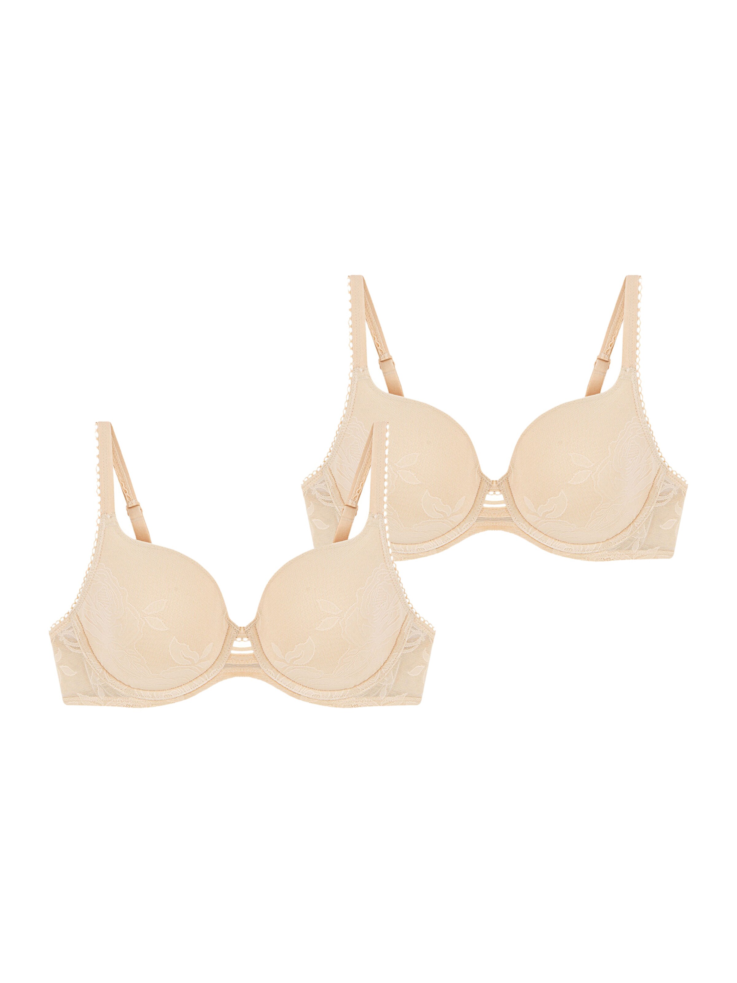 Soutien-gorge ' Wild Rose Sensation ' TRIUMPH en beige : devant