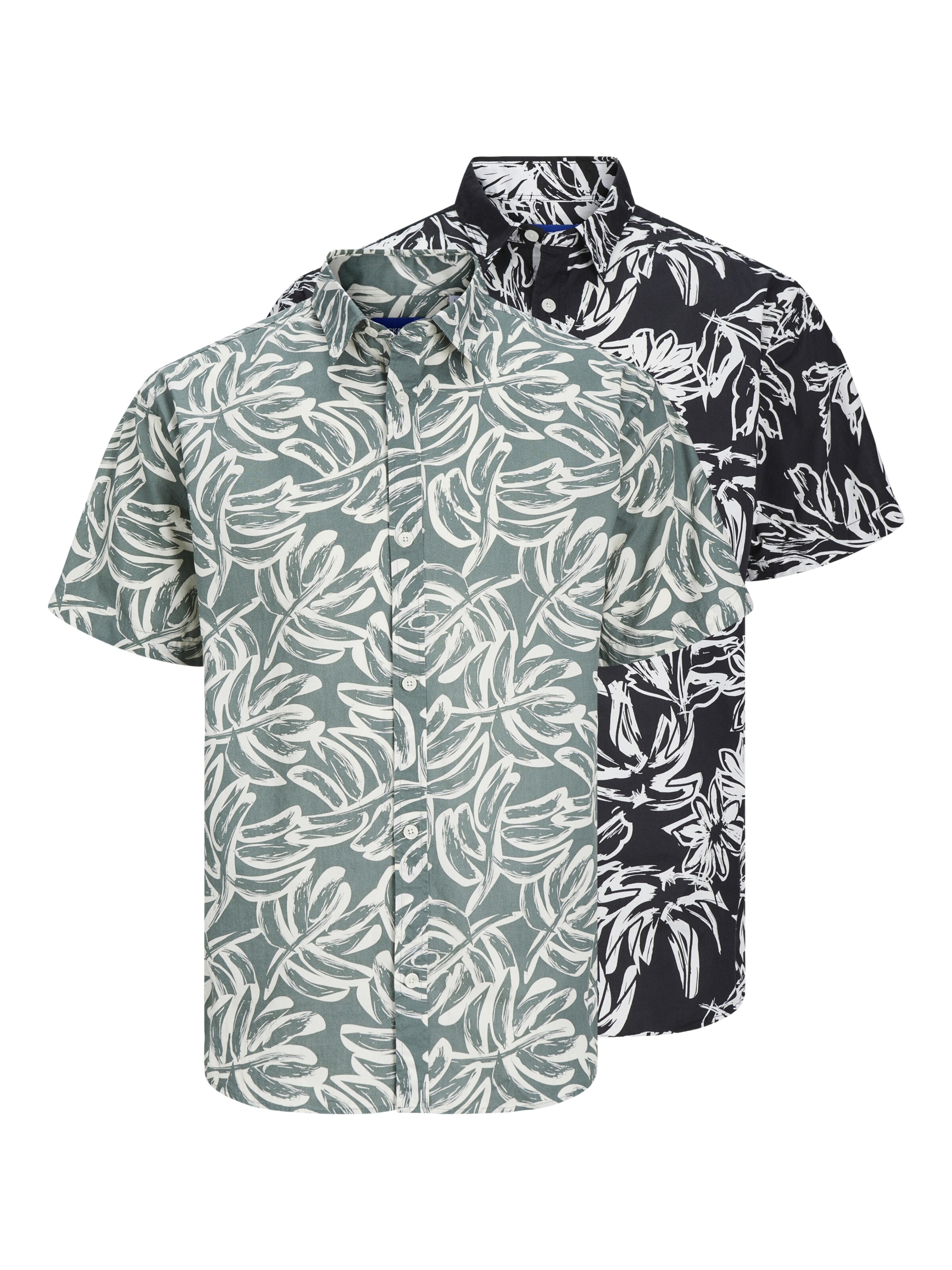 JACK & JONES Regular Fit Skjorte 'Lafayette' i grøn: forside