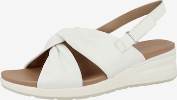 CAPRICE Sandals ' 9-28300-20 ' in White: front