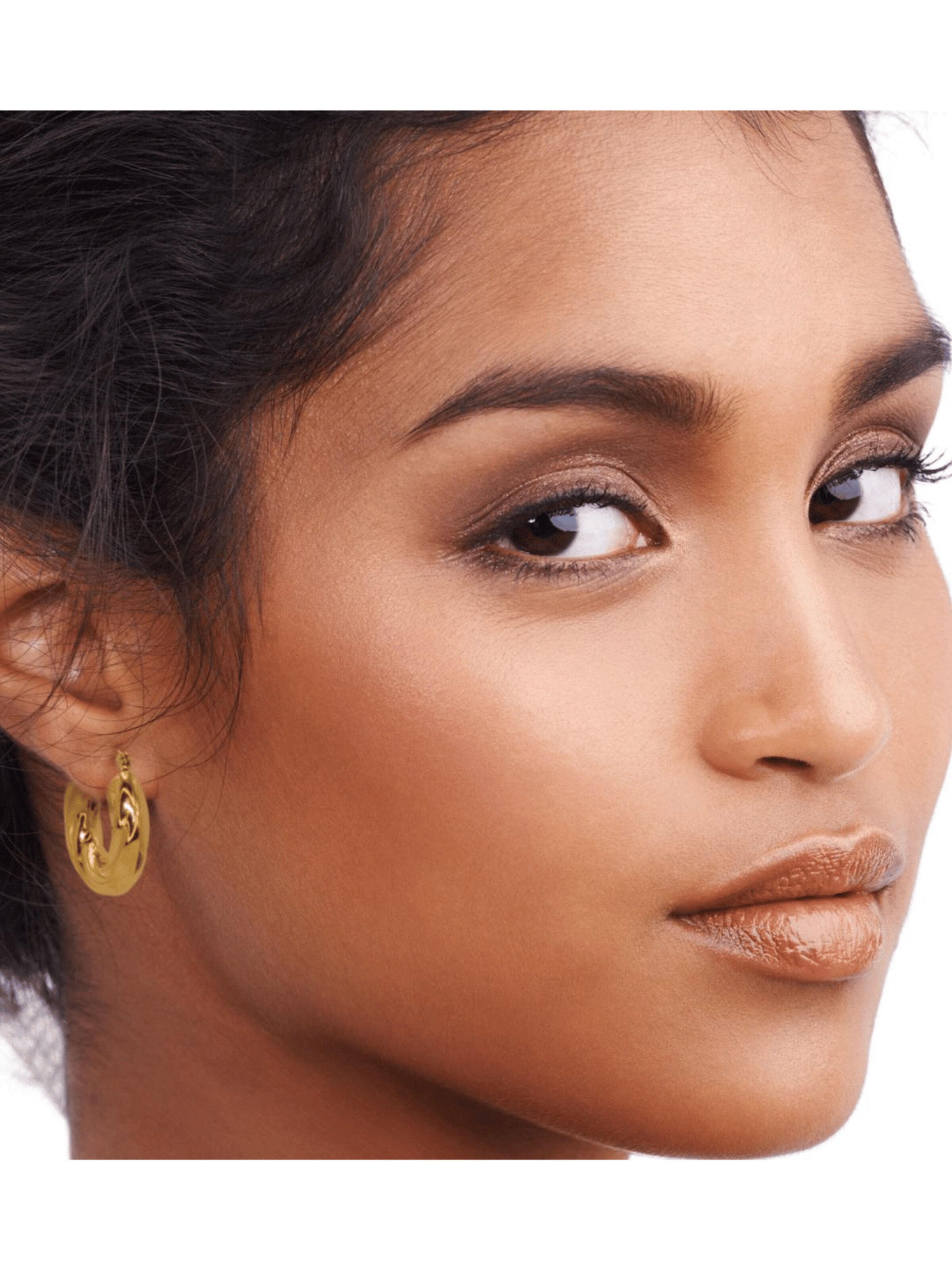 ARS-ARGENTI Ohrringe 'SOHO BOHO'‌‌‌ in Gold: Vorderseite