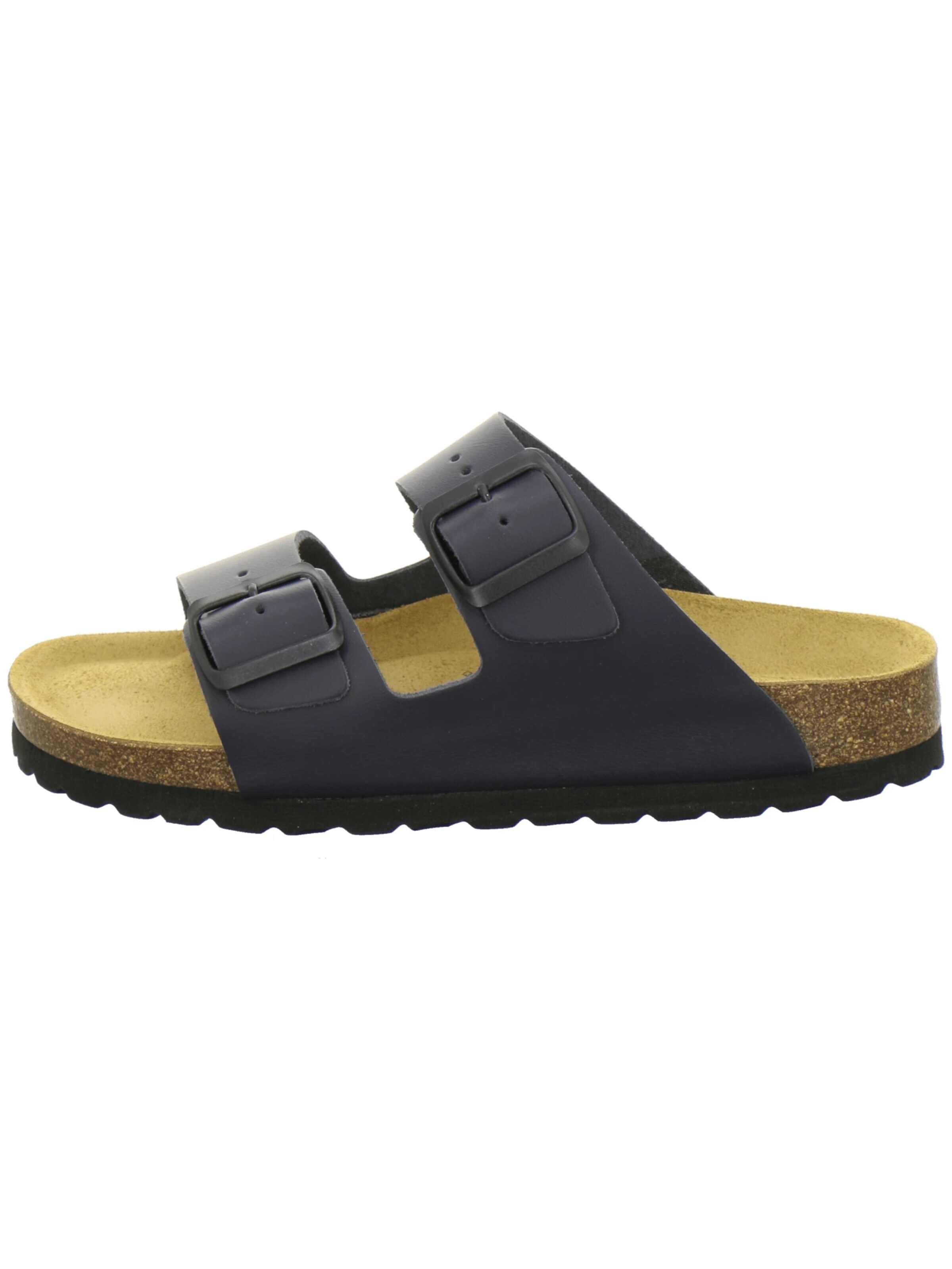 AFS-Schuhe - Zapatos abiertos 'Pantoletten Damen Zweischnaller navy' en azul