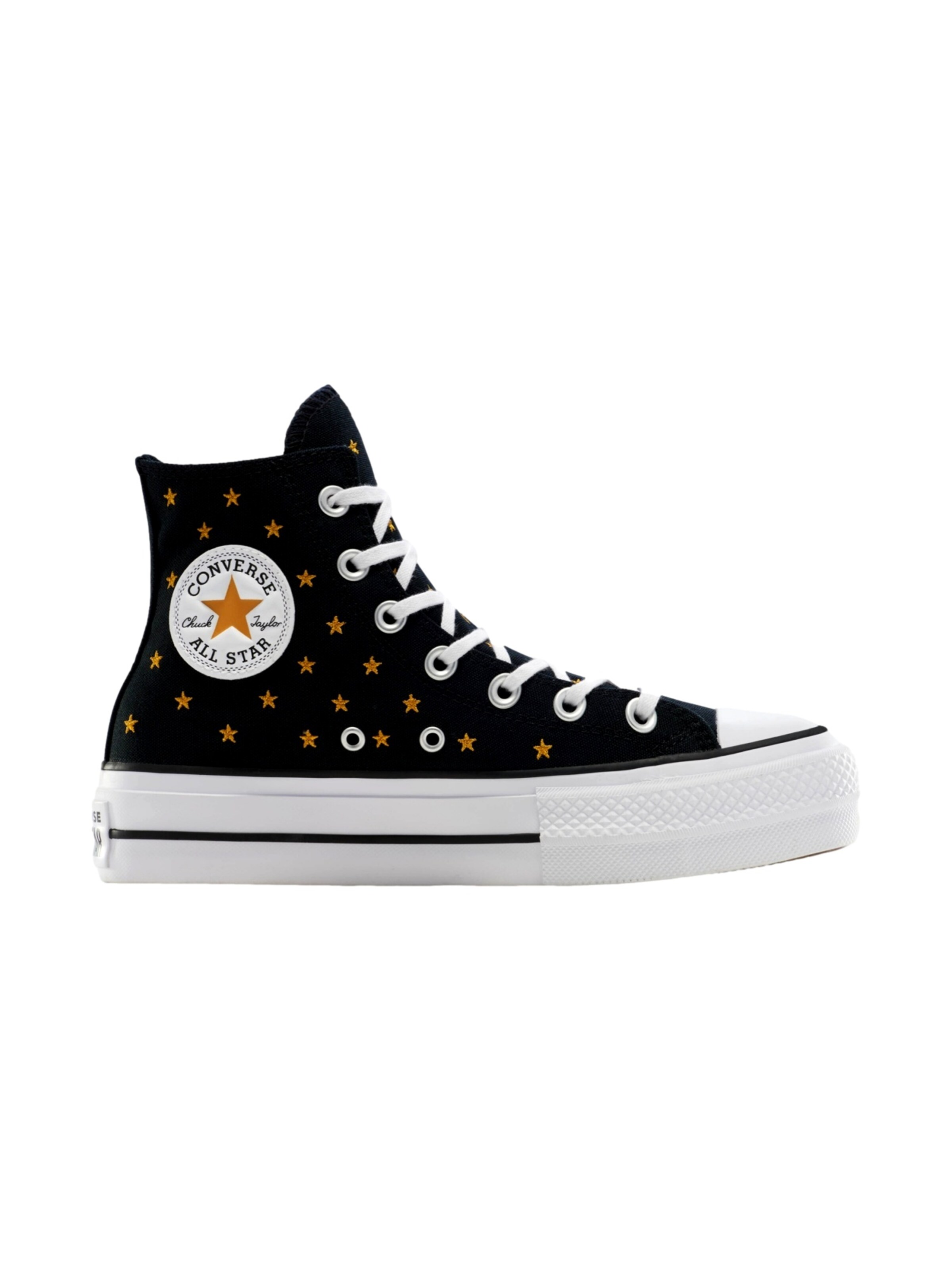 CONVERSE Magas szárú sportcipők 'Chuck Taylor All Star Lift' - fekete