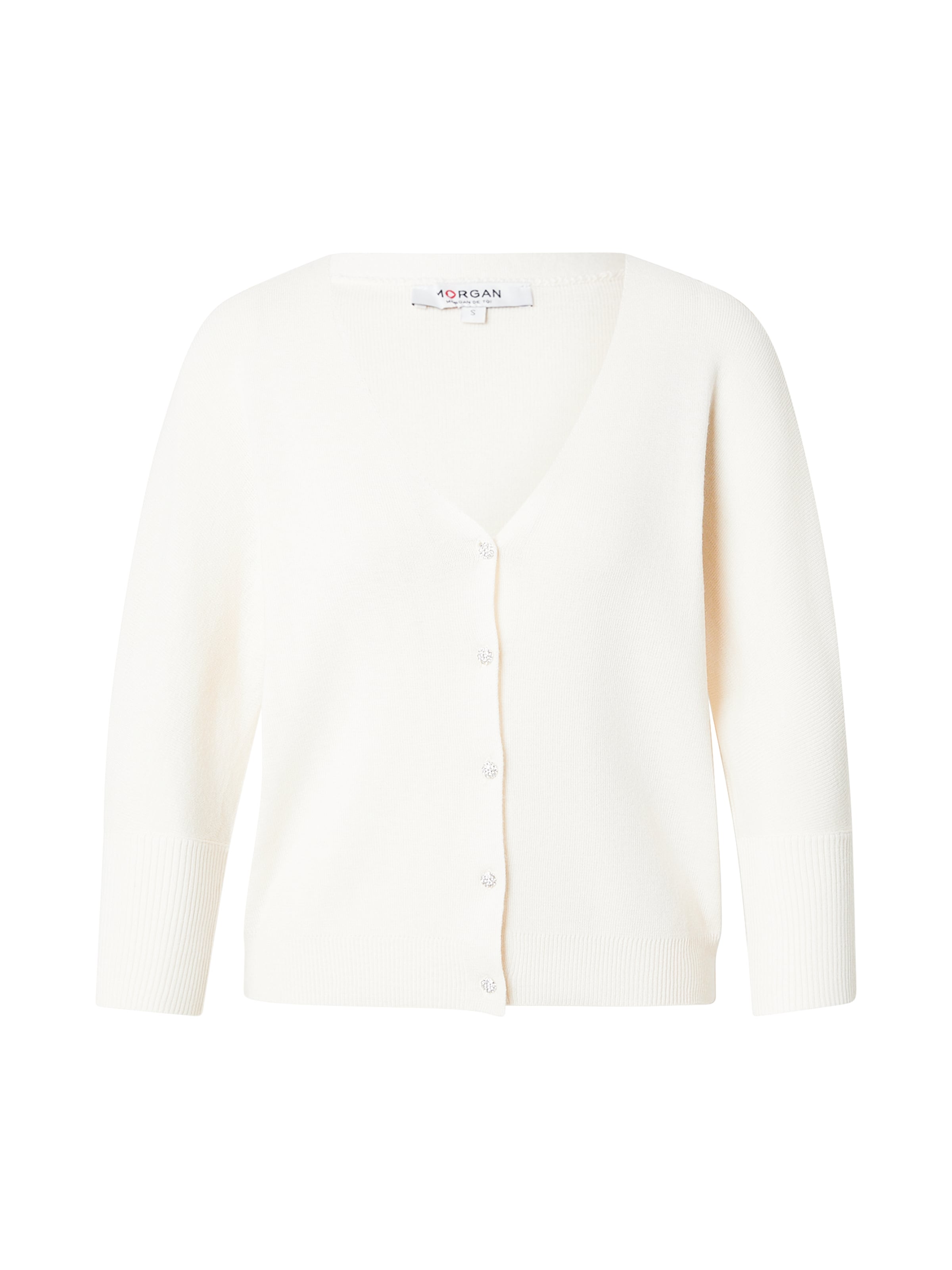 Morgan Πλεκτή ζακέτα '251-MBATSI' σε ελεφαντόδοντο, Άποψη προϊόντος