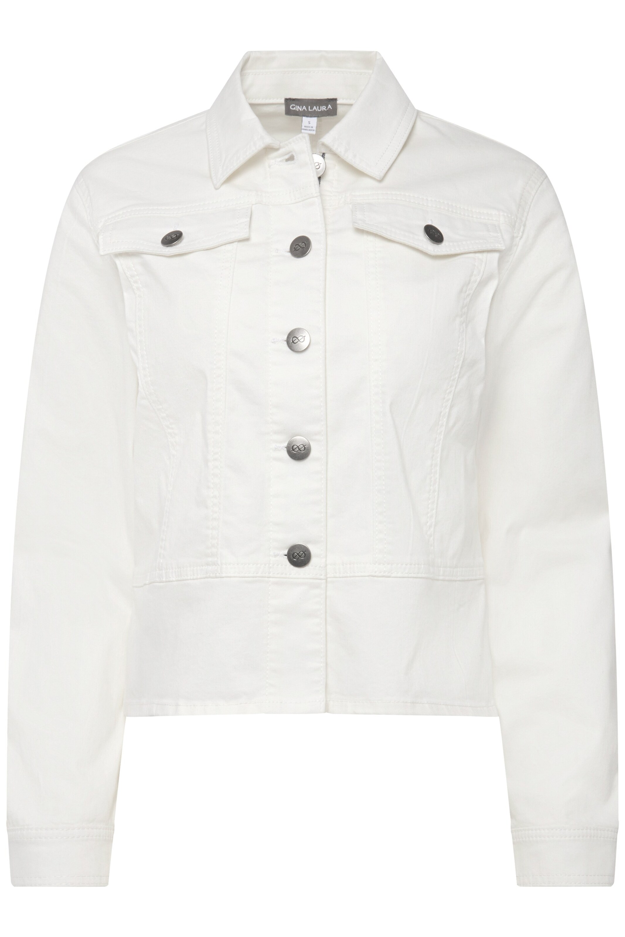 LAURASØN Übergangsjacke in Weiß: Vorderseite