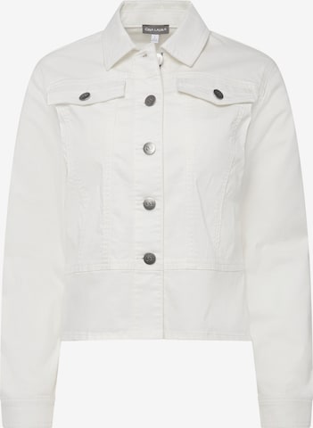 LAURASØN Between-Season Jacket in White: front