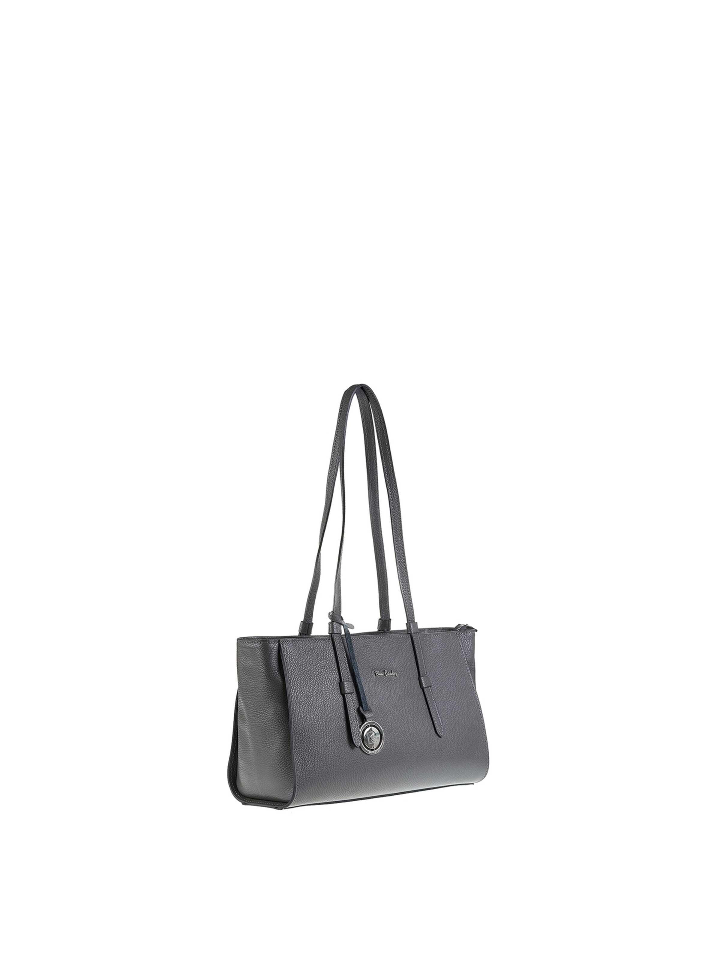 PIERRE CARDIN Schultertasche 'Valeria Nova' in Grau: Vorderseite