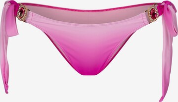 Pantaloncini per bikini 'Club Tropicana' di Moda Minx in rosa: frontale