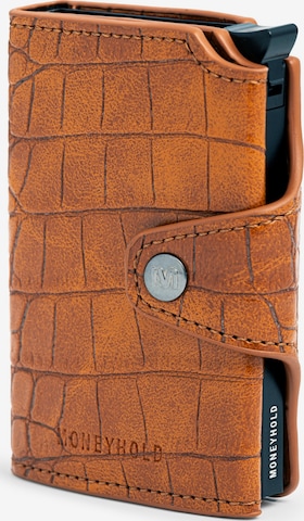 Portamonete di Moneyhold in marrone: frontale
