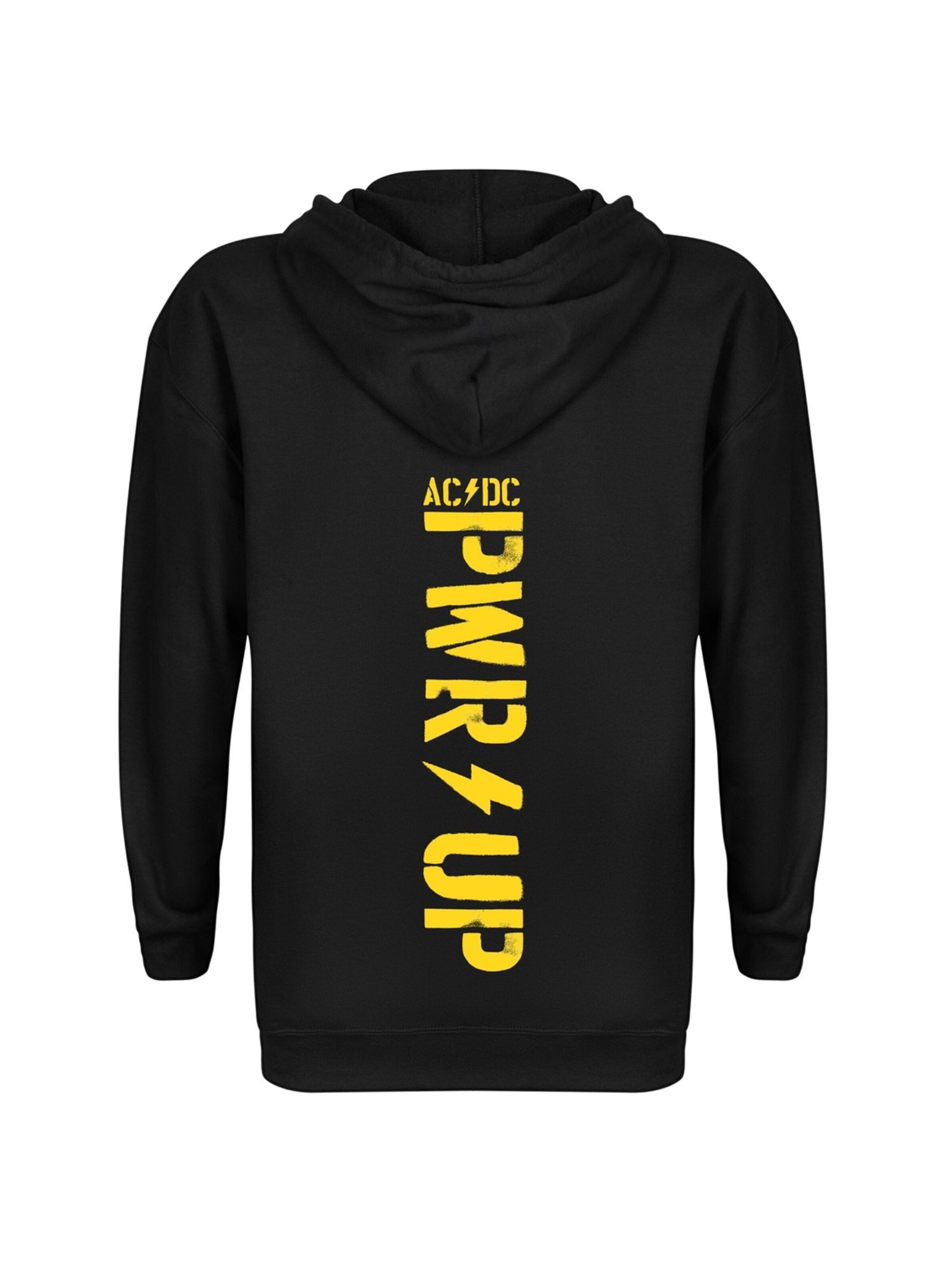 AC/DC Sweatshirt 'AC/DC PWR Shot in the Dark Kapuzenpullover' in Black