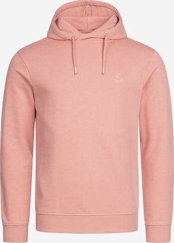 INDICODE JEANS Sweatshirt 'Simpson' in Roze: voorkant