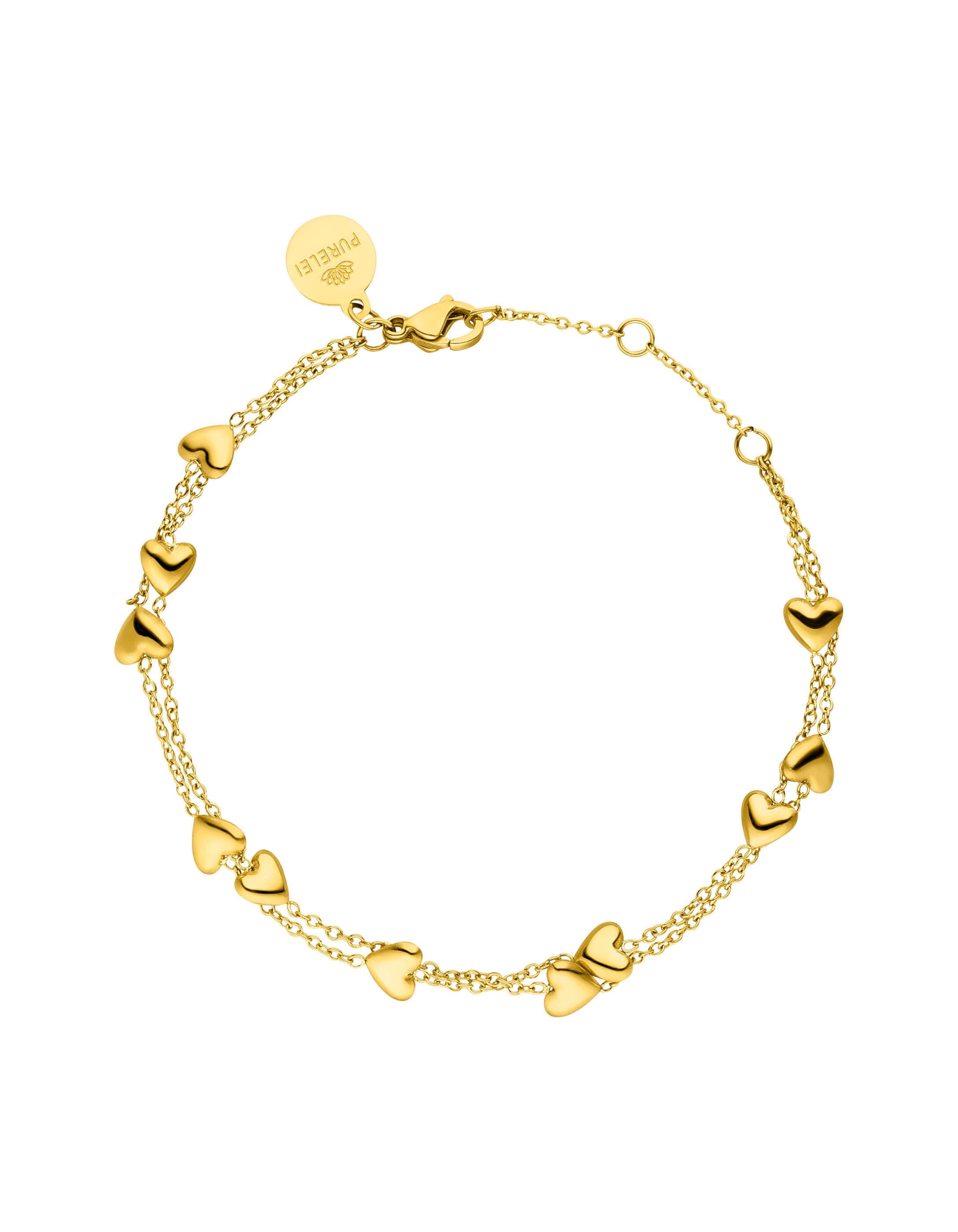 PURELEI Bracelet 'Alohi Heart' in Gold: front
