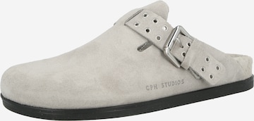 Copenhagen Studios - Zapatos abiertos '716' en gris: frente