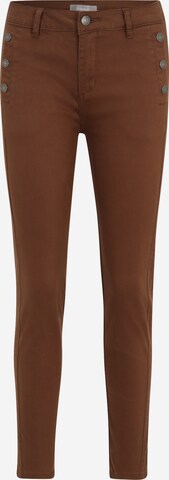 Skinny Pantalon 'MAX' Fransa en marron : devant