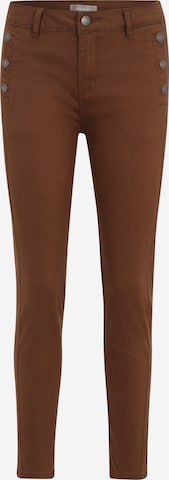 Fransa Skinny Trousers 'MAX' in Brown: front