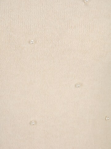 Vila Petite Knit dress in Beige