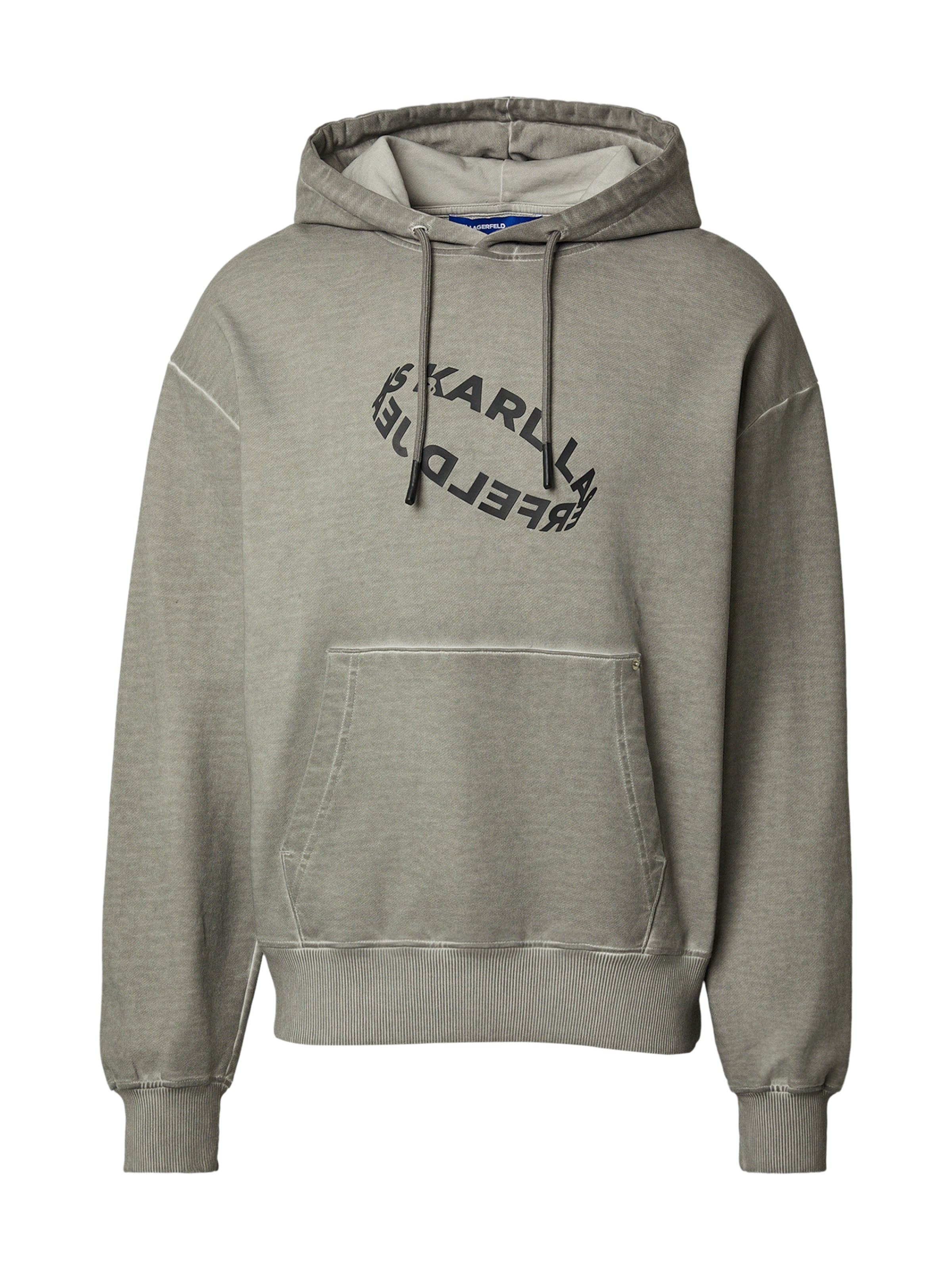 KARL LAGERFELD JEANS Sweatshirt 'ECLIPSE' i taupe / svart, Produktvy