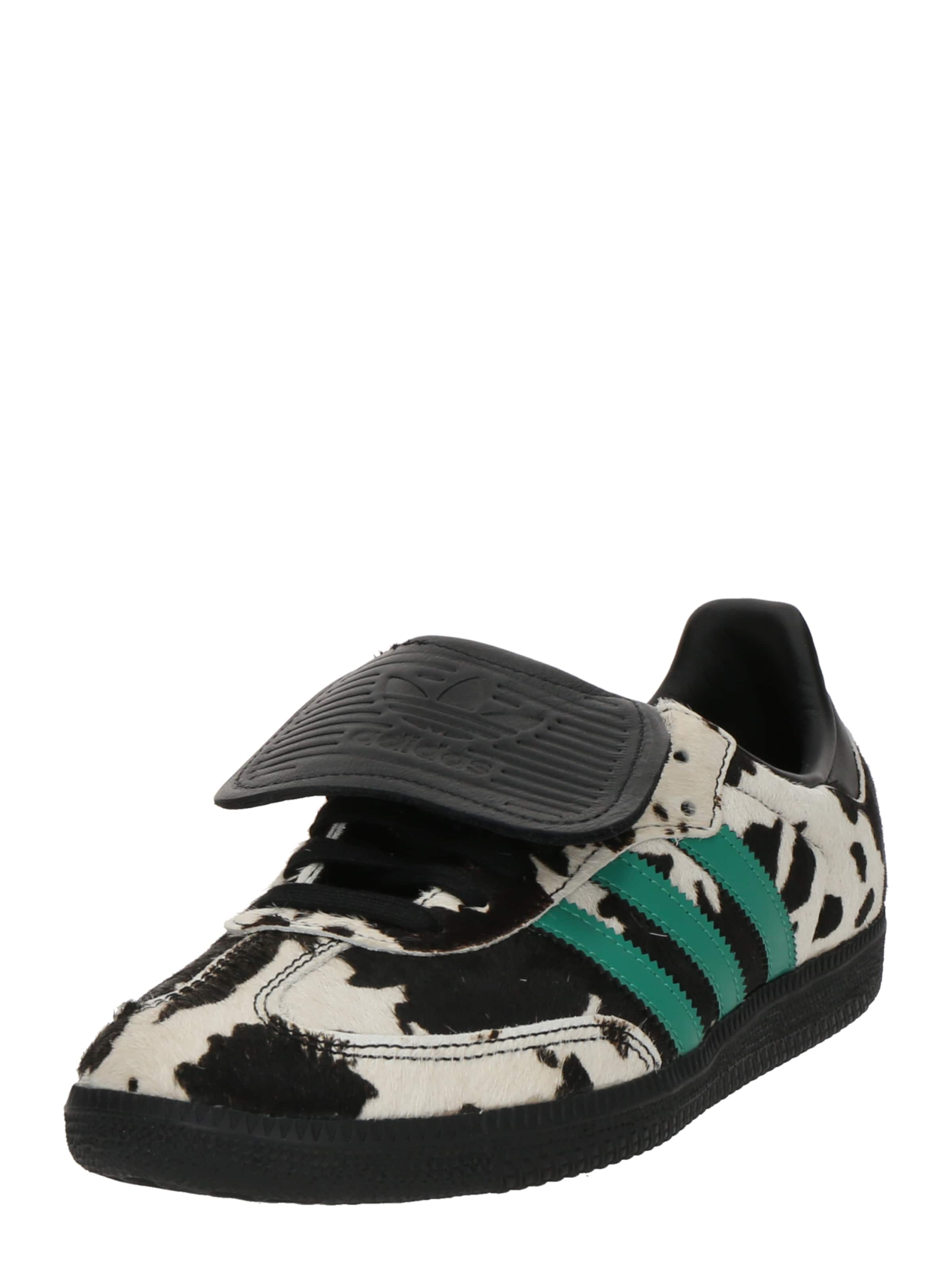 Baskets basses 'Samba' ADIDAS ORIGINALS en noir : devant