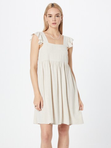 Robe 'Fida' SELECTED FEMME en beige : devant