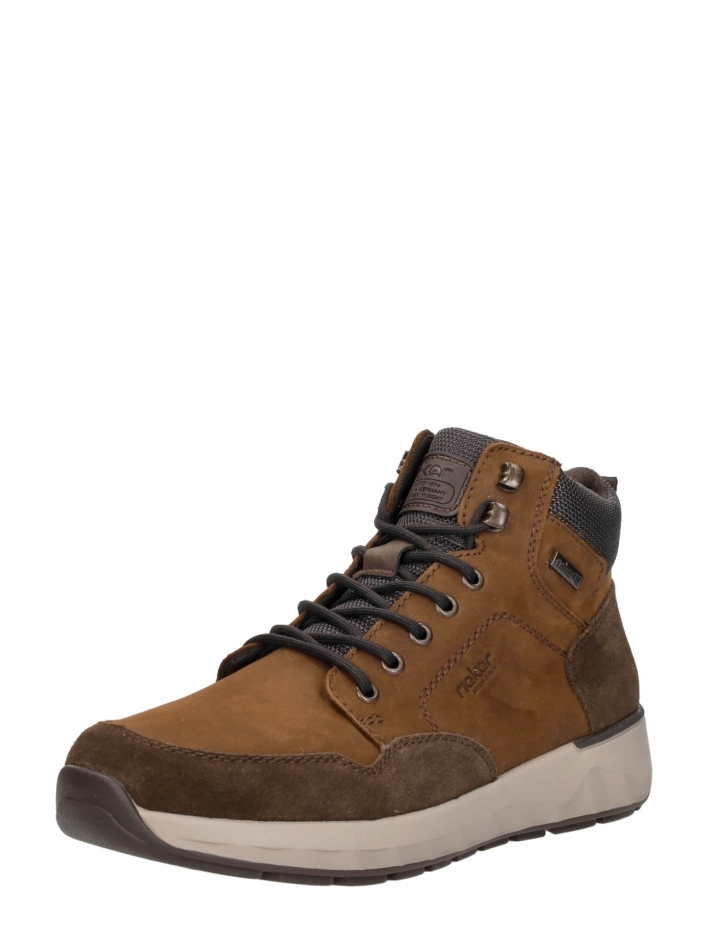 Bottes à lacets 'Veterschoenen Hoog' Rieker en marron
